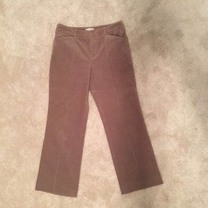 Lord & Taylor tan color pin Cordory pants